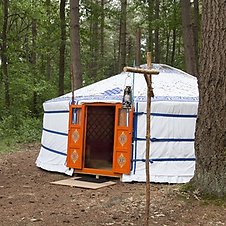 overnachting yurt