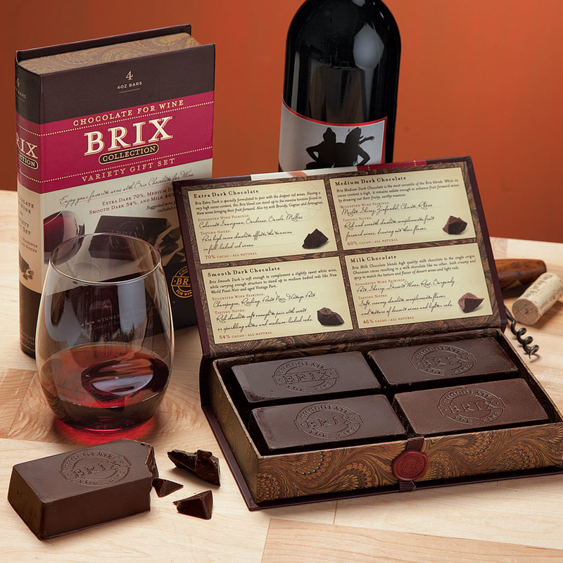 bijnaam Koopje Edele BRIX Chocola Collection bij wijn | Milledoni - Spot on gifts