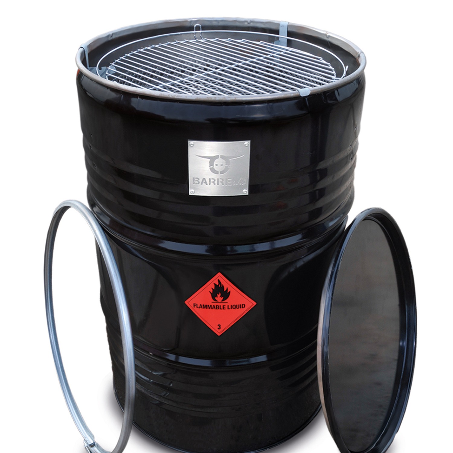 Olievat omgebouwd tot BBQ Milledoni Spot on gifts