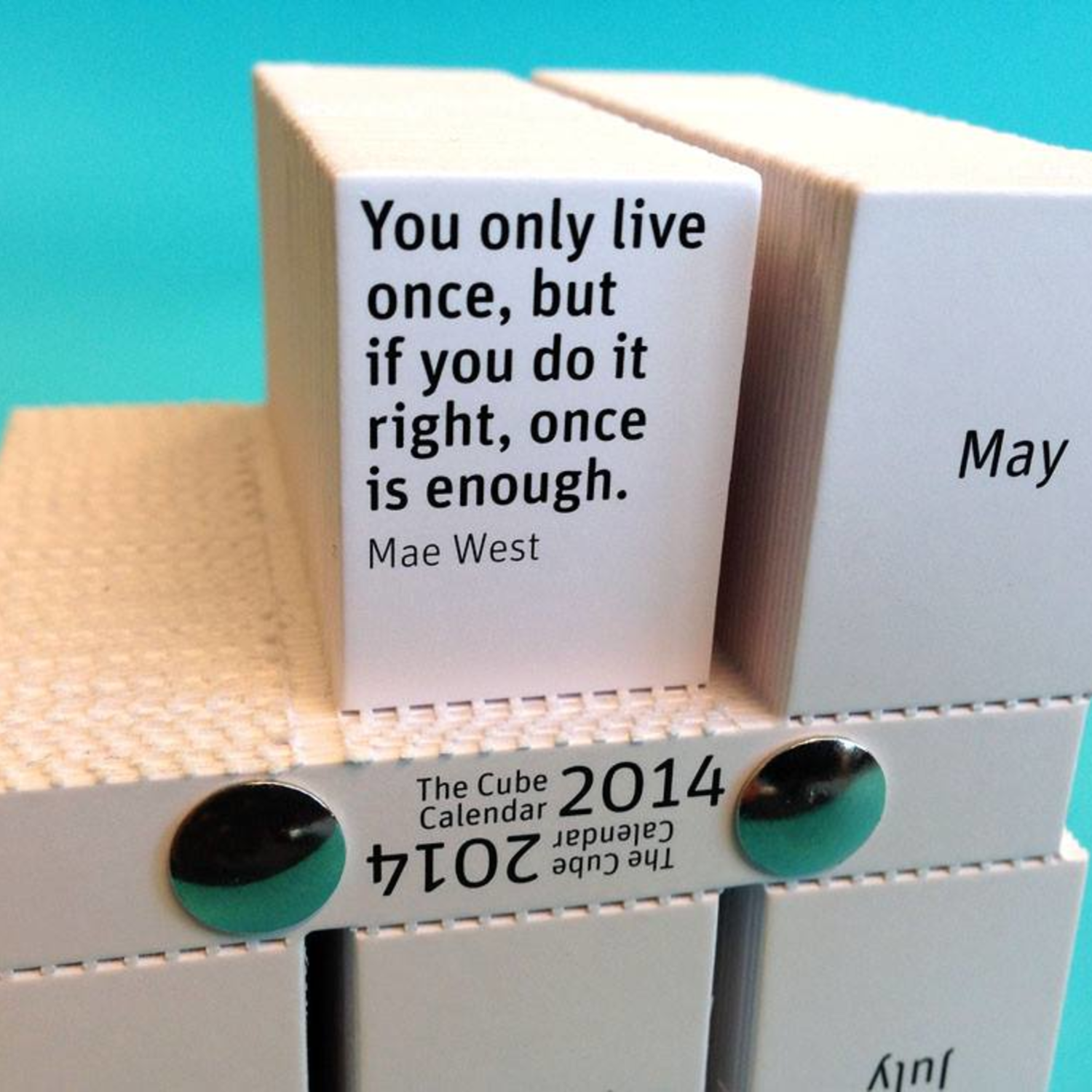 The Cube Calendar Milledoni Spot on gifts