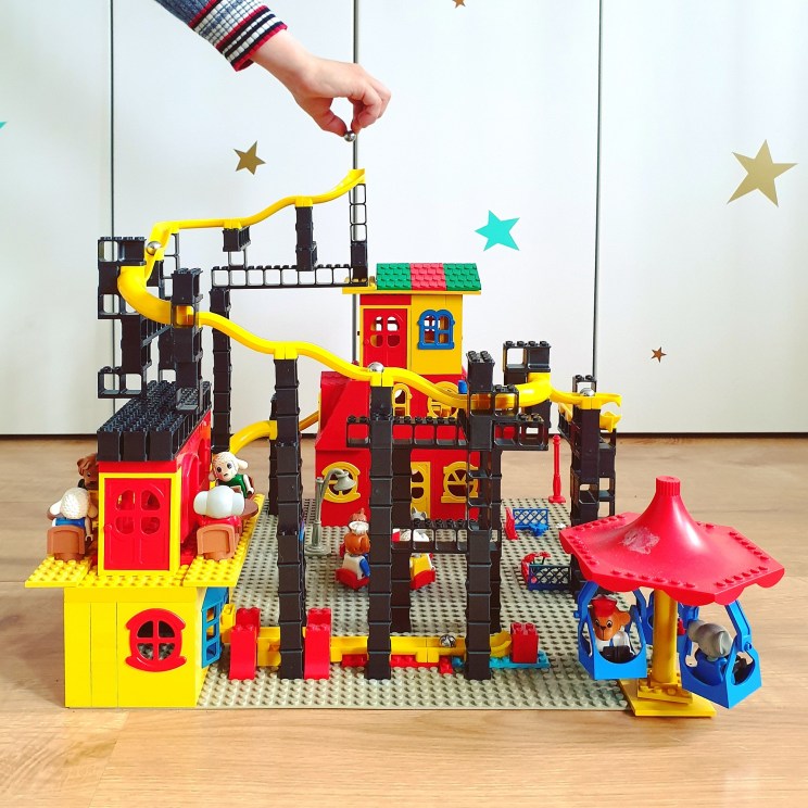 Build Fun with Hubelino Marble Run