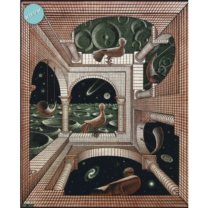 Puzzel Escher's Andere Wereld