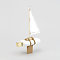 Bottle Boat White Sail 3q on Gray