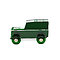 Lucite Car 6 Landrover Groen Transparante auto side