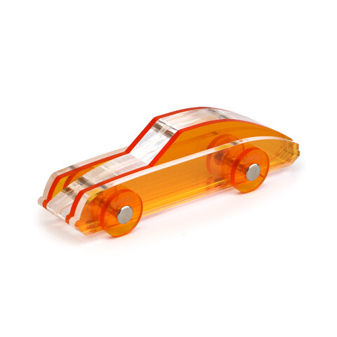 Lucite Car 5 Porsche 911 Oranje